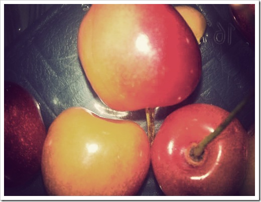 cherries I bought a week ago