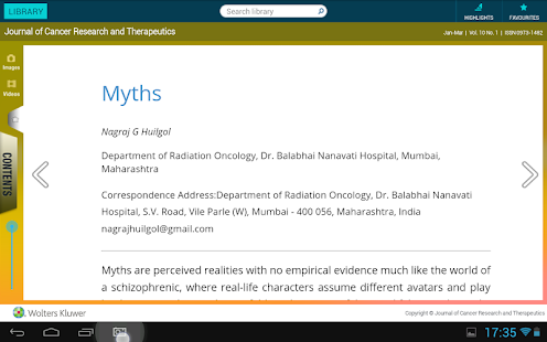  J Can Res Ther(JCRT) – miniatúra snímky obrazovky  