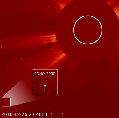 SOHO e o 2000º cometa