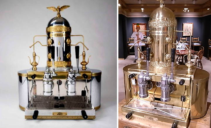 Vintage Style (1930) Espresso Machine - Jacarépagua - Rio  Italian espresso  machine, Espresso machine design, Espresso coffee machine