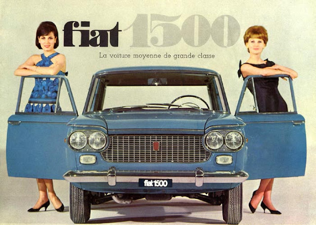 c13 Girls & Cars in European Vintage Ads