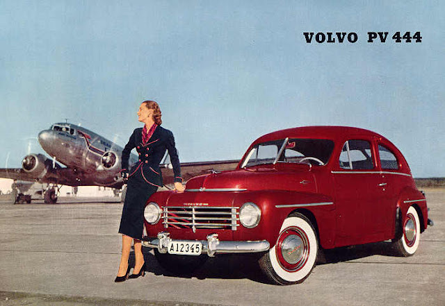 c3 Girls & Cars in European Vintage Ads