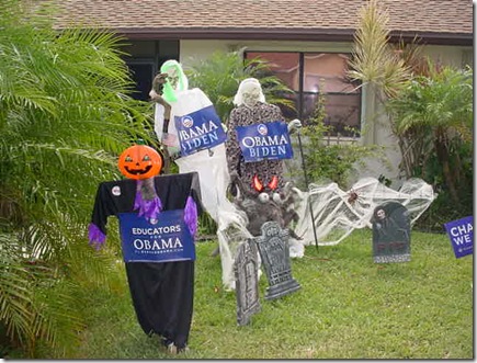 Obama Yard Sign Halloween