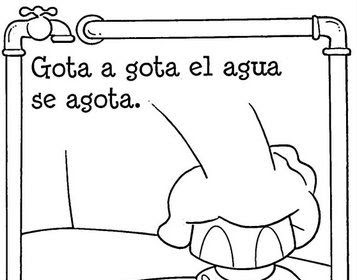 Dibujos Imagenes De Como Cuidar El Agua Para Niños