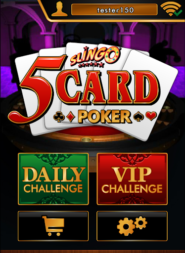 Slingo 5 Card Poker