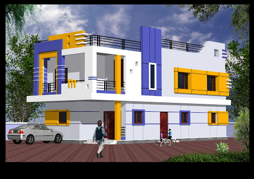 Duplex Elevation | Joy Studio Design Gallery - Best Design