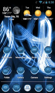 Lastest MG Blue Apex Theme APK for Android