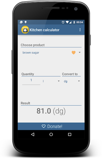 Kitchen Calculator Converter