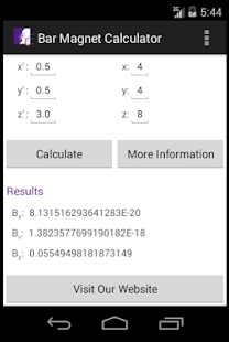 Bar Magnet Calculator Screenshots 1