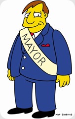 THE SIMPSONS.  Mayor Quimby on THE SIMPSONS on FOX.  ™©2002THE SIMPSONS and TTCFFC ALL RIGHTS RESERVED.  ™©2002FOX BROADCASTING  CR:FOX