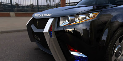 Police Car Headlight