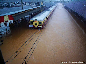 Kalyan Railway Station During Floods
