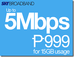 I really want this internet speed of 5 Mbps for only P999 by SkyBroadband