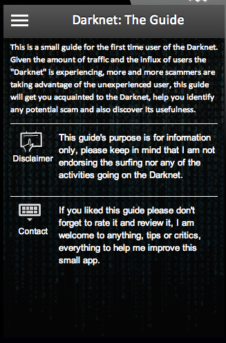 Darknet: The Guide Screen 3