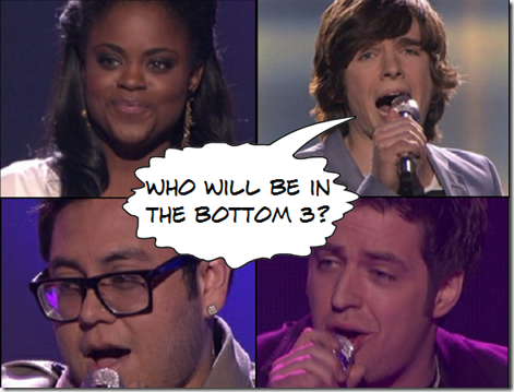 American Idol Top 11 Who Are in the Bottom 3 List March 24