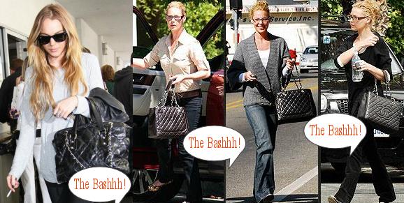 Lindsay Lohan and Katherine Heigl Chanel Quilted Bags