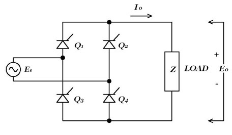 Thyristor Single-Phase Bridge Rectifier/Inverter - Power, Electronic ...