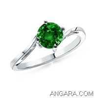 Solitaire-Round-Emerald-Sleek-Curved-Shank-Ring-in-Platinum-(5-mm)_SRW0556EH_Reg