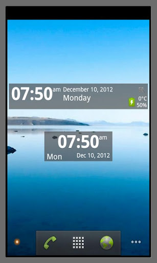 Digital Clock Widget