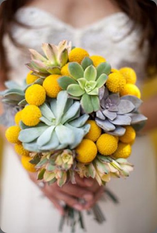 la-partie-events-yellow-textured-bouquet stoneblossom