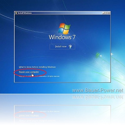 windows 7 startup repair