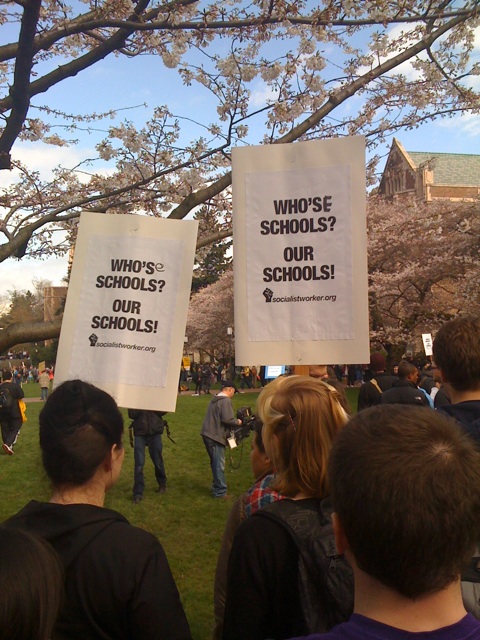 Protest at University of Washington