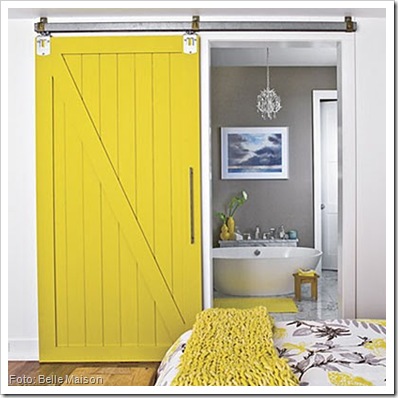 porta amarela - Belle Maison