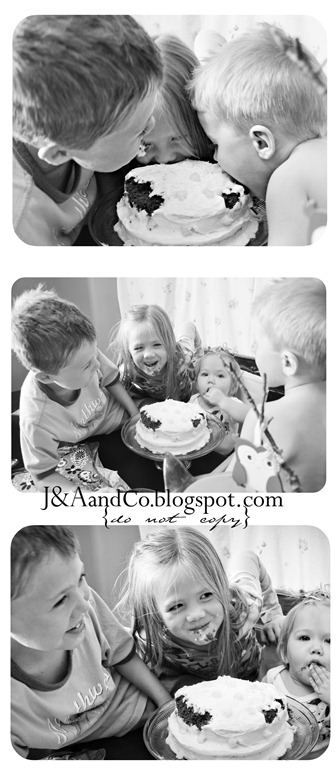 Kids in Cake Collage CR