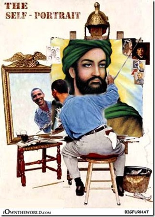 Obama self portrait