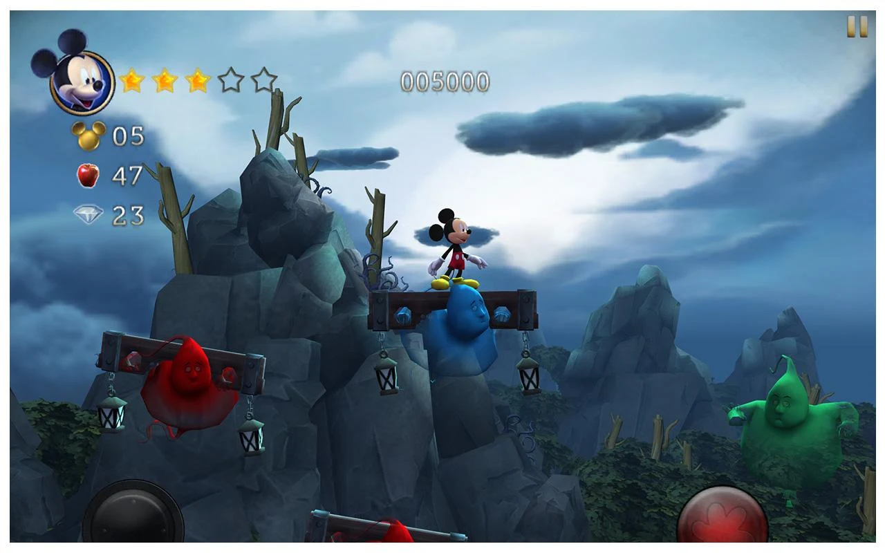   Castle of Illusion- tangkapan layar 