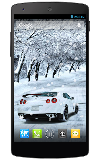 【免費個人化App】My Photo Snow Live Wallpaper-APP點子