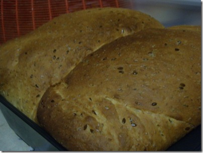 homemade wholegrain bread