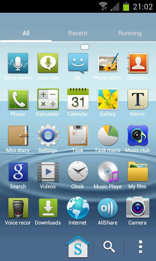 Galaxy S3 and Note2 HD GO Theme v3.1