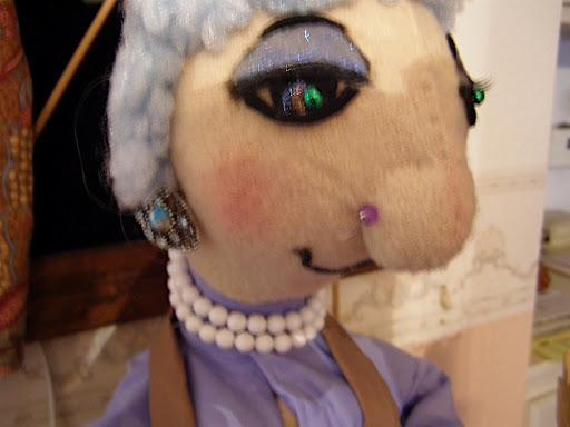 Close up of Emma&#39;s nose piercing