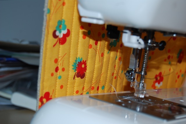 Sewing machine cover inside