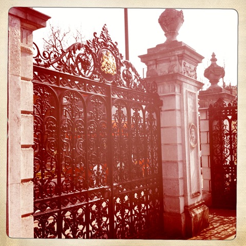 March - a fancy gate