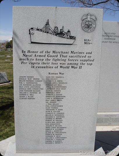 AF Cemetery Merchant Marine Veterans Memorial