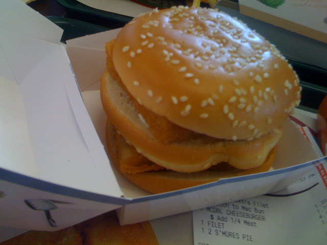 Mcdo Filet O Fish 2 Euros McDonald's Double Filet-O-Fish. | oursongfortoday