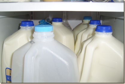six gallons of milk