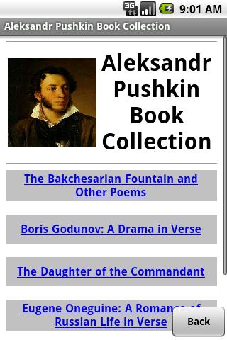 Aleksandr Pushkin Collection Screen 3