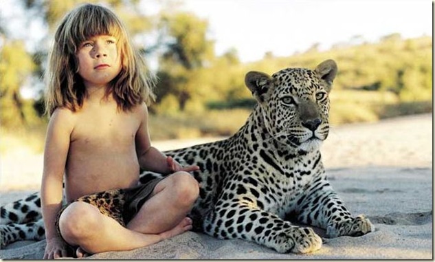 Tippi and leopard