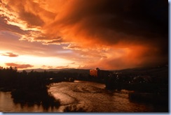Montana sunset Missoula Clark Fork River