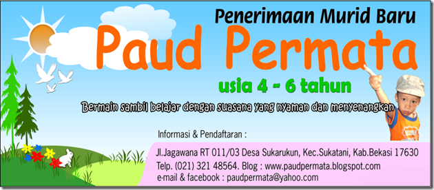 Blog Resmi TK ISLAM PERMATA CENDEKIA Sukatani: Penerimaan ...