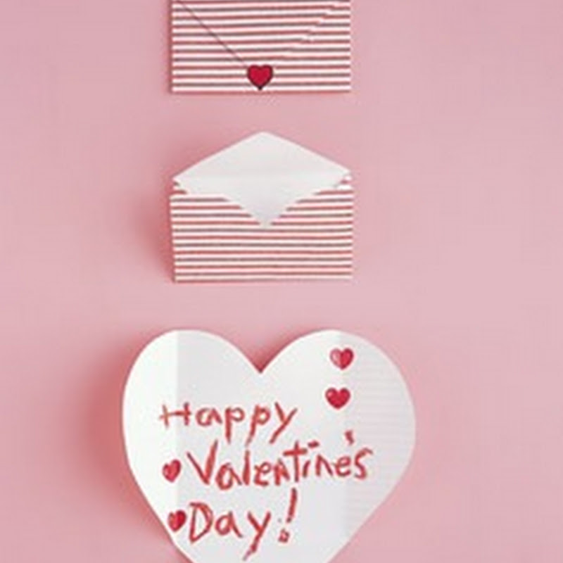 Manualidades carta de amor para San Valentín