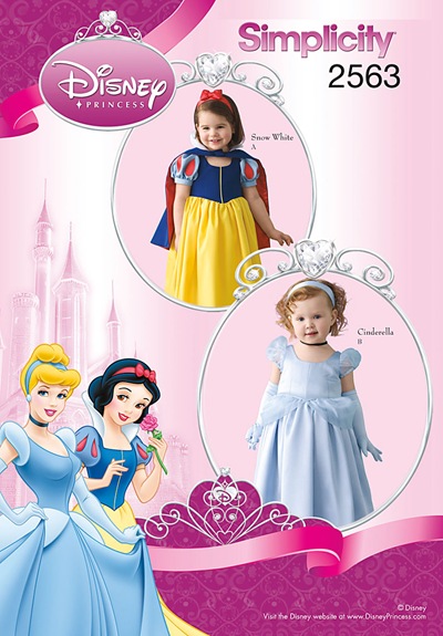 Disfraz de Blancanieves con patrones básicos Disfraz de Blancanieves con patrones básicos