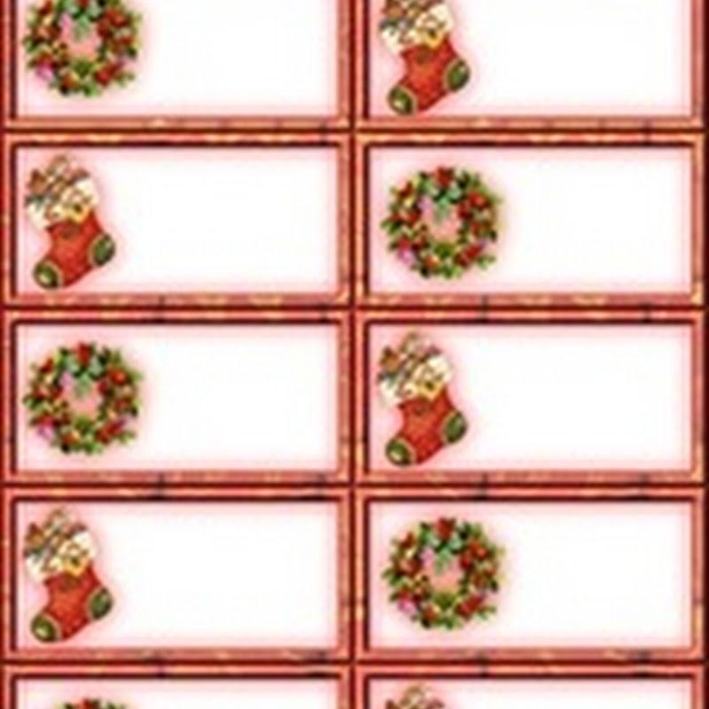 Tarjetas pequeñas de Navidad para imprimir