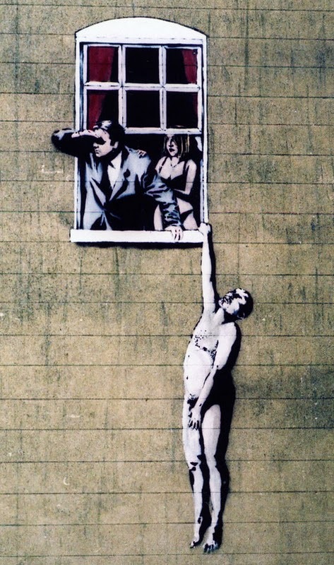 Naked Man image by Banksy_ Ajuk via boredpanda