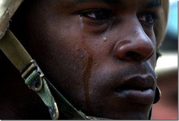 crying solider