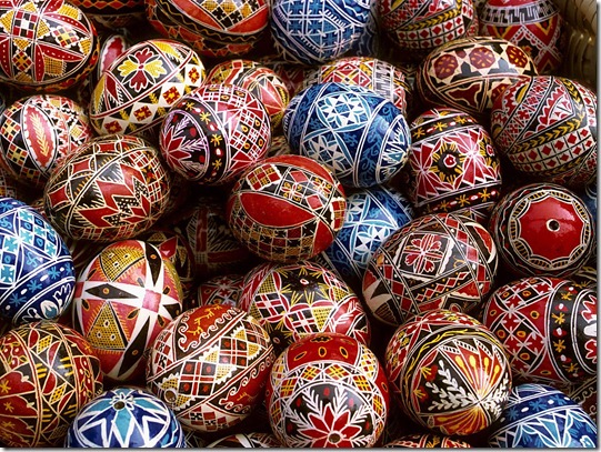 Painted Eggs, Bucharest, Romania