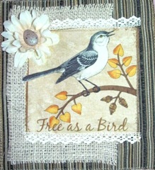 bird fabric ArtHaven hangie danglie